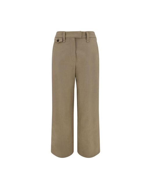 Brunello Cucinelli Natural Cotton Pants
