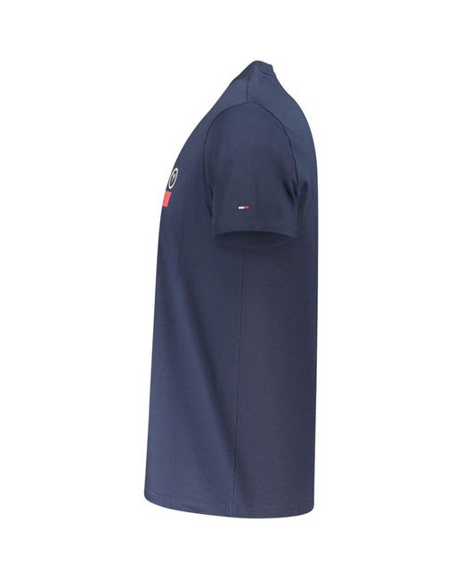 Tommy Hilfiger Blue Cotton T-Shirt for men