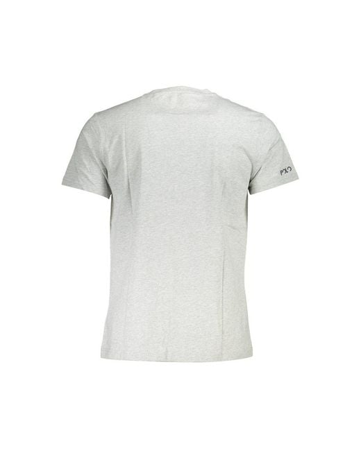 La Martina White Cotton T-Shirt for men