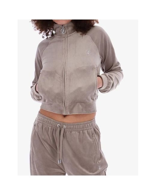 Juicy Couture Brown Polyester Sweatshirt