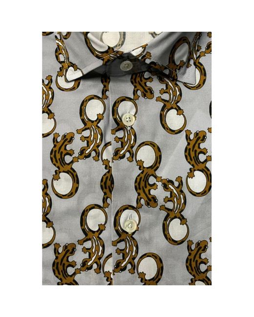 Bagutta Multicolor Cotton Men Shirt for men