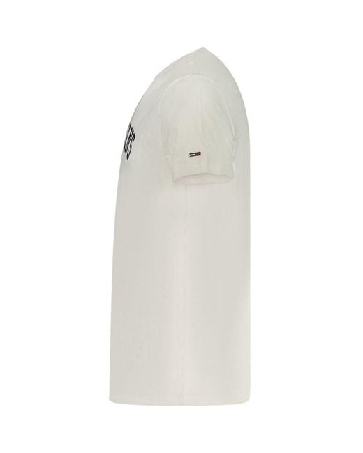Tommy Hilfiger White Cotton Men T for men