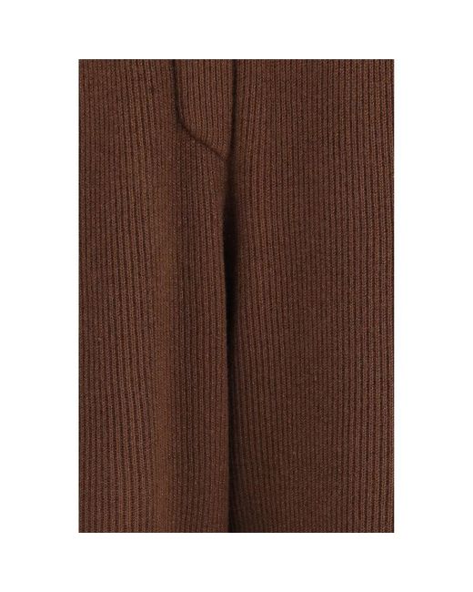 Brunello Cucinelli Brown Cashmere Casual Pants