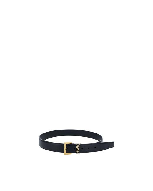 Saint Laurent Black Belts E Braces