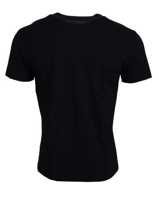 Dolce & Gabbana Black Chic Cotton Tee For The Modern for men