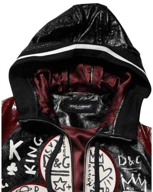 Dolce & Gabbana Black Bomber Jackets for men