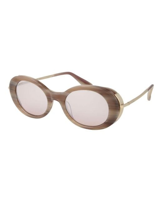 Max Mara Multicolor Beige Acetate Sunglasses