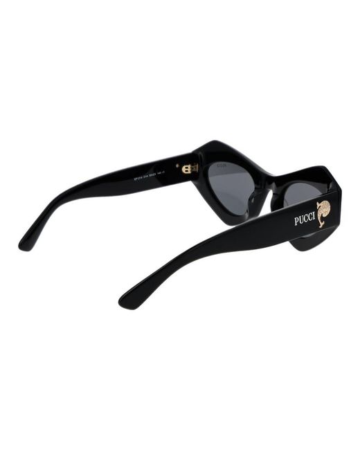 Emilio Pucci Black Plastic Sunglasses