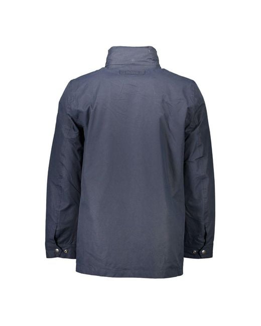 Gant Blue Blu Polyester Jacket for men