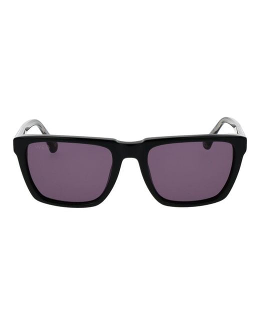 Web Black Acetate Sunglasses for men