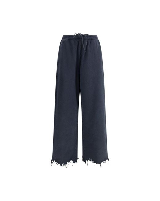 Balenciaga Blue Oversized Sweatpants