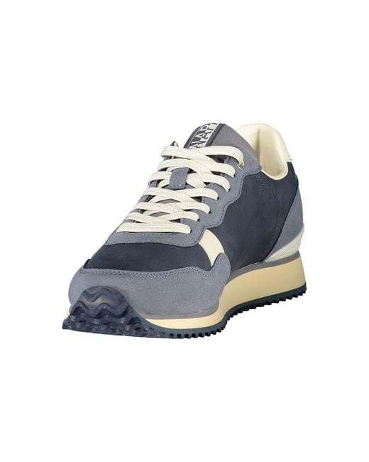 Napapijri Blue Polyurethane Men's Sneaker for men