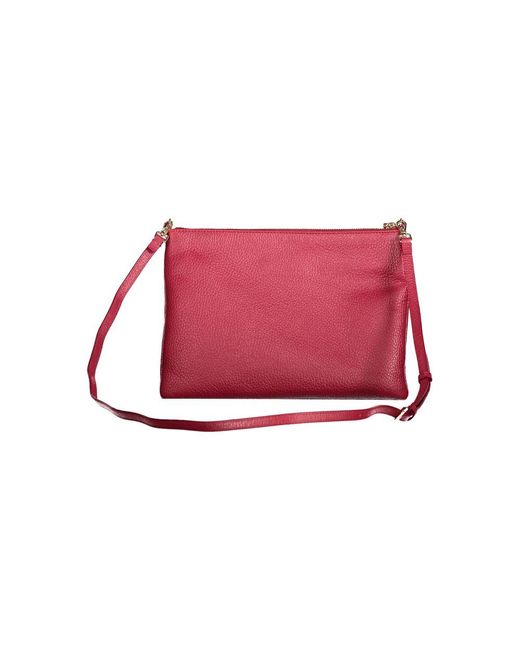 Coccinelle Red Leather Handbag