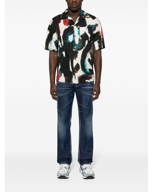 DSquared² Blue Mid-Rise Skinny Jeans for men