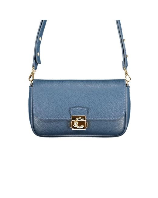 Coccinelle Blue Leather Handbag