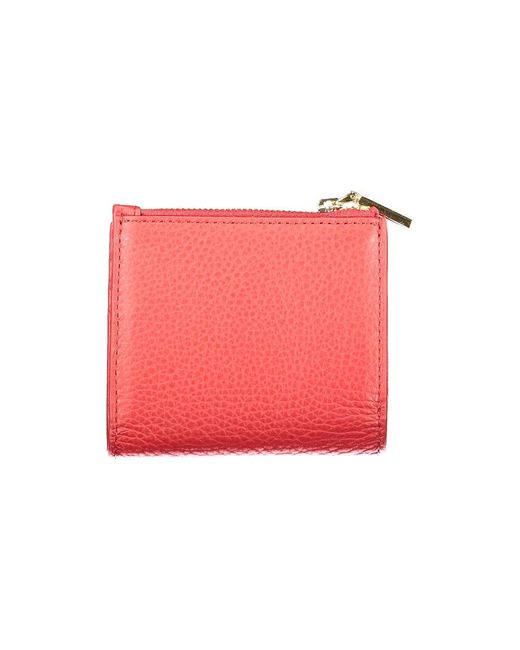 Coccinelle Red Rosso Leather Wallet