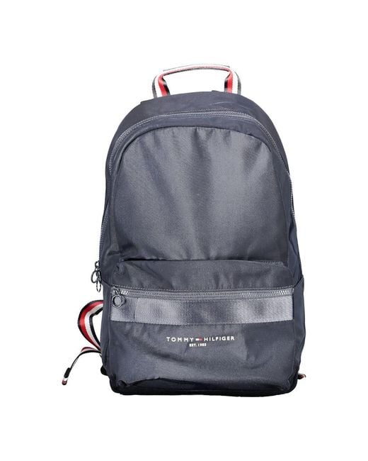 Tommy Hilfiger Blue Polyester Backpack for men