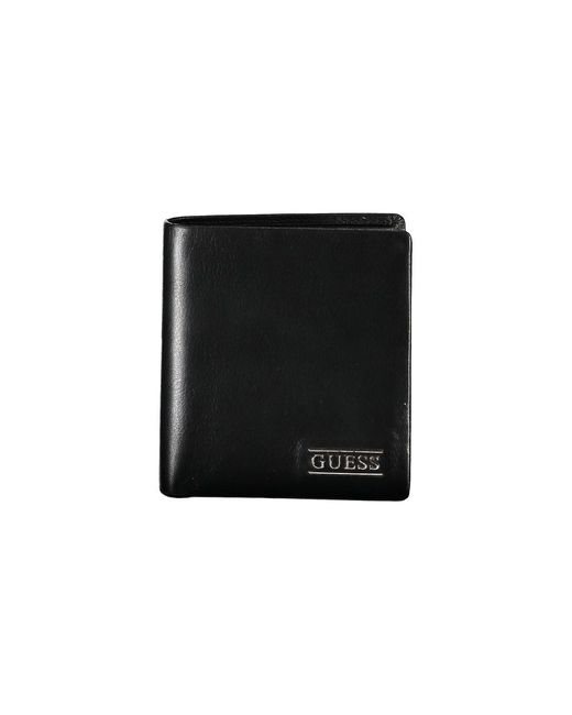 Guess Black Elegant Leather Wallet For for men