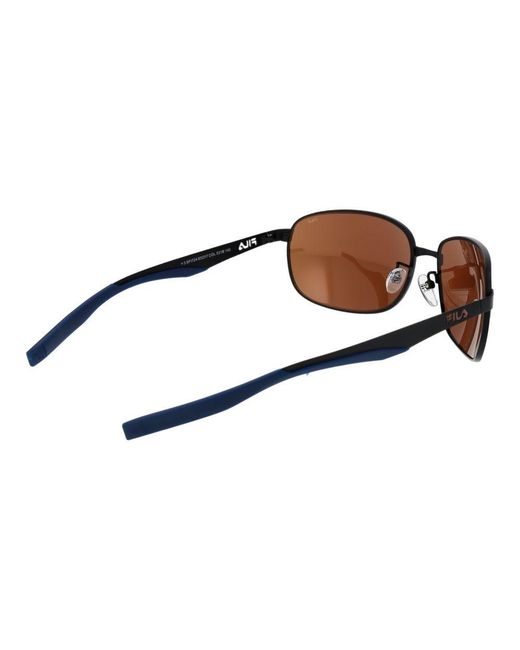Fila Blue Stainless Steel Sunglasses for men