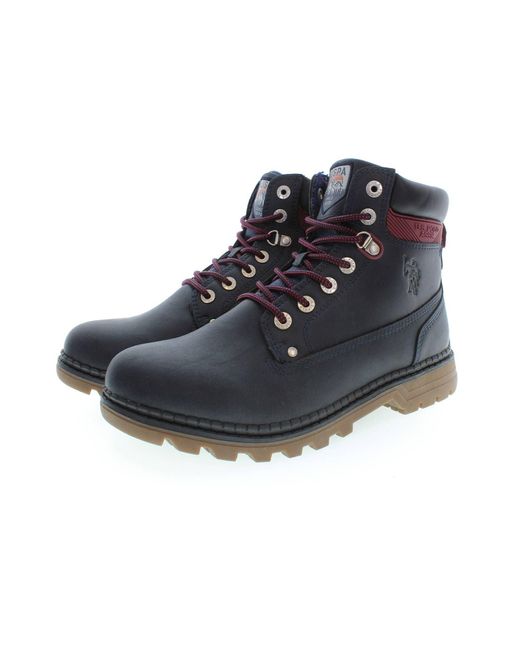 U.S. POLO ASSN. Black Polyester Boot for men