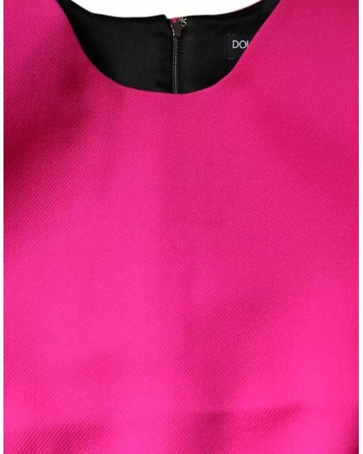 Dolce & Gabbana Pink Sleeveless Bodycon A
