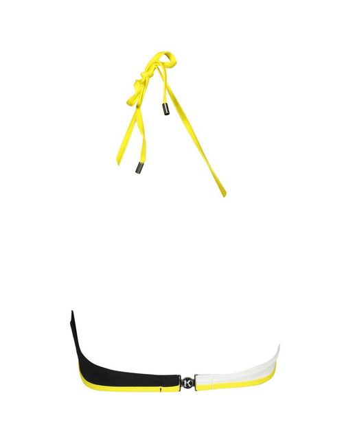 Karl Lagerfeld Green Nero Polyamide 's Swimsuit