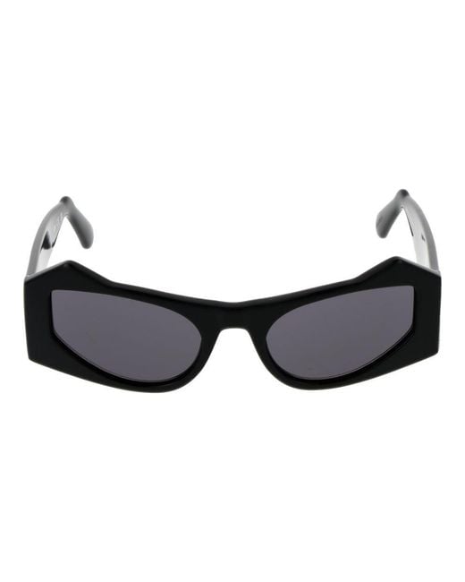 Gcds Black Acetate Sunglasses