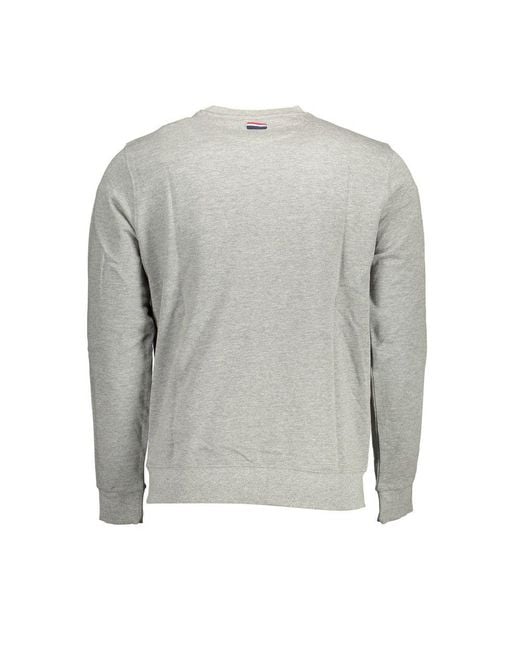 U.S. POLO ASSN. Gray U. S. Polo Assn. Cotton Sweater for men