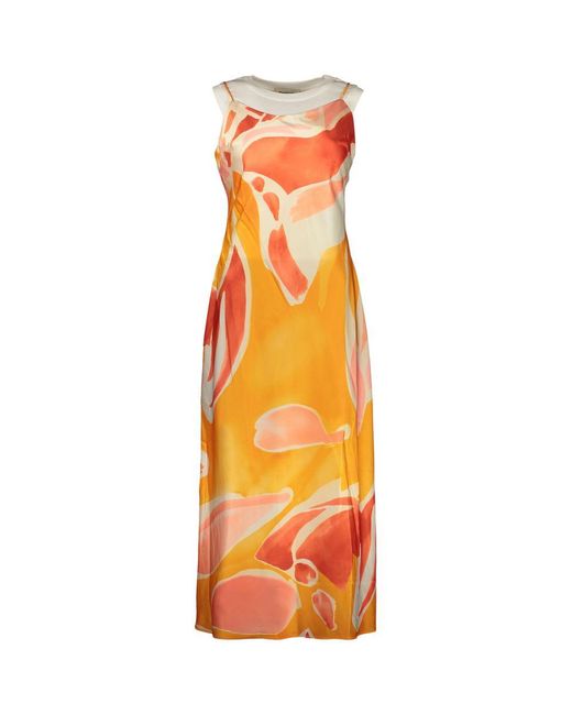 Desigual Orange Polyester Dress