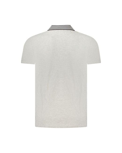 Roberto Cavalli Gray Cotton Polo for men