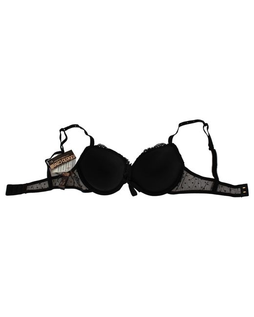 Roberto Cavalli Black Lace Push Up Bra Underwear
