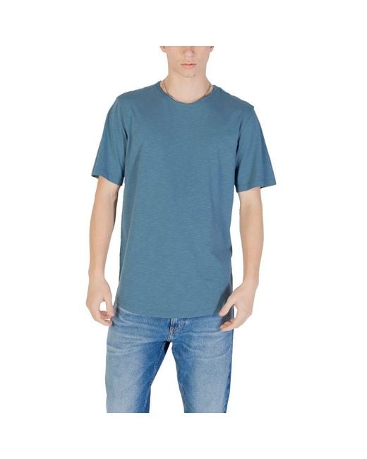 Jack & Jones Blue Cotton T for men