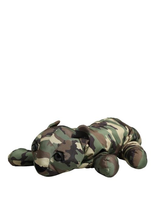 Dolce & Gabbana Green Multicolor Camouflage Animal Silhouette Waist Borse Bag