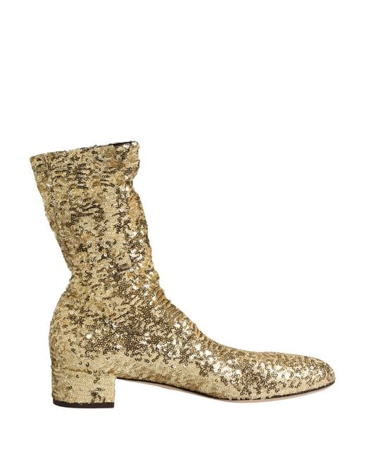 Dolce & Gabbana Natural Heeled Boots