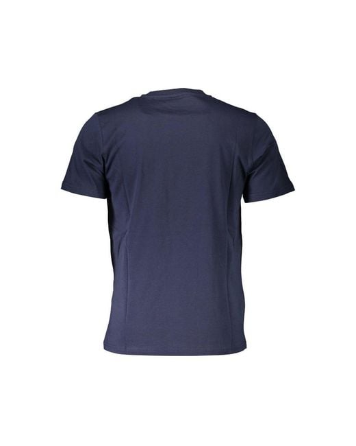 North Sails Blue Cotton T-Shirt for men