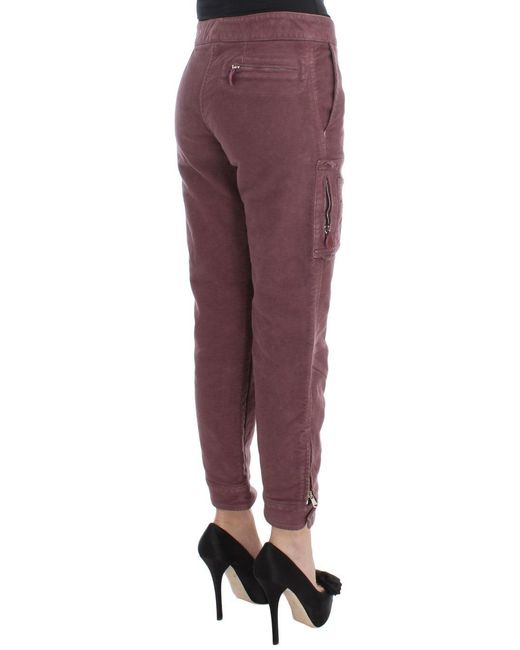 Ermanno Scervino Purple Straight Trousers