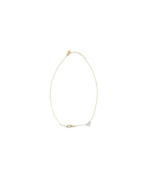 Alviero Martini 1A Classe White Gold Steel Necklace