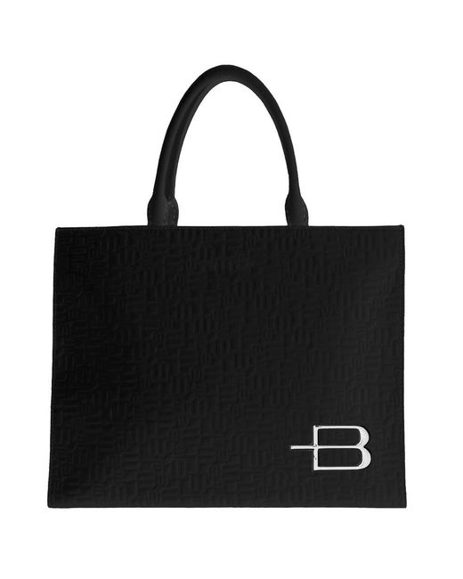 Baldinini Black Leather Di Calfskin Handbag