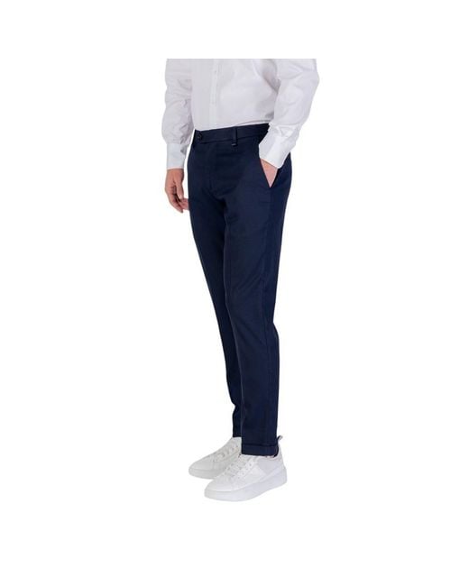 Antony Morato Blue Polyester Skinny Pants for men