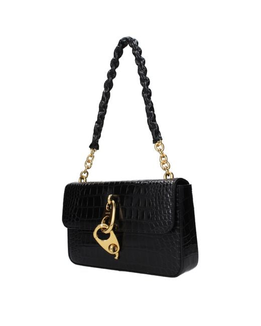 Tom Ford Black Leather Shoulder Bag