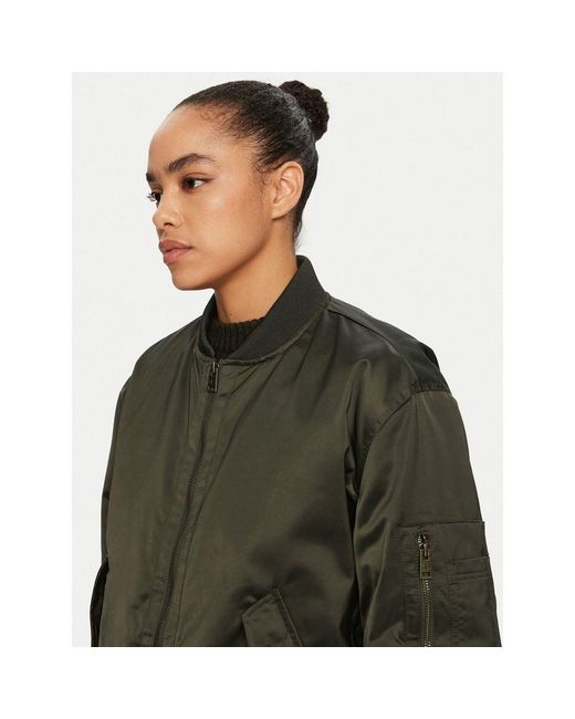 Champion Green Army Polyester Bomber