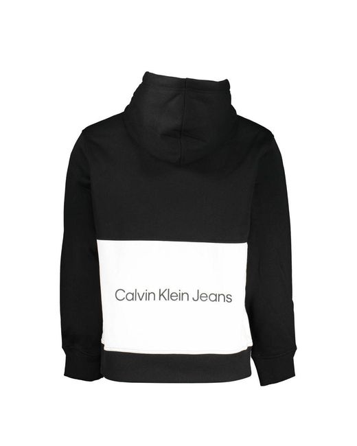 Calvin Klein Black Polyester Sweater for men