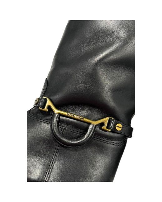 Borbonese Black Leather Boot