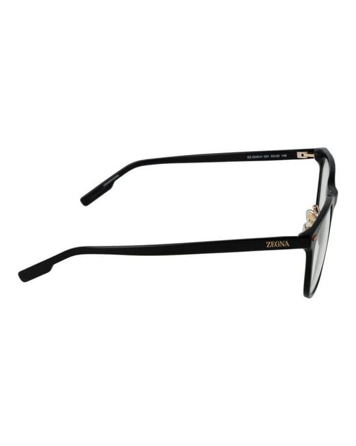 Zegna Brown Acetate Glasses (Frames) for men