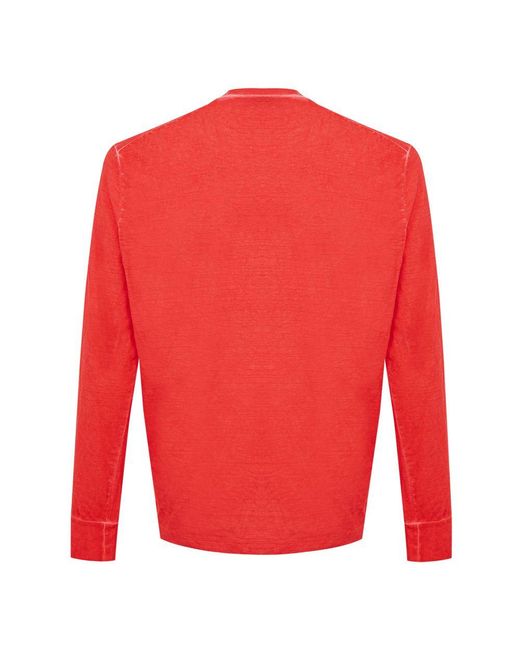 DSquared² Red Cotton T-Shirt for men