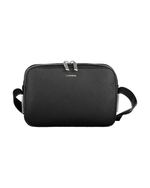 Calvin Klein Black Elegant Adjustable Shoulder Bag