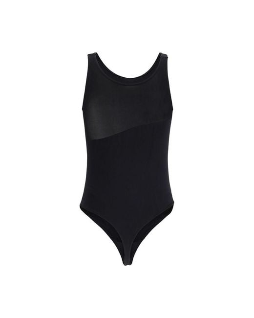 Wolford Black Polyamide Bodysuit
