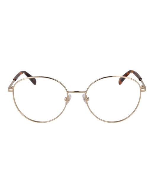 Emilio Pucci Metallic Gold Metal Glasses (frames)