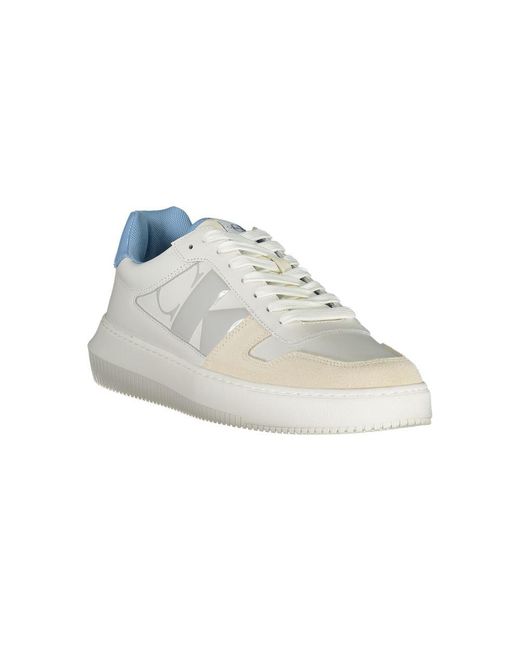 Calvin Klein Black Bianco Leather Mens Sneaker for men