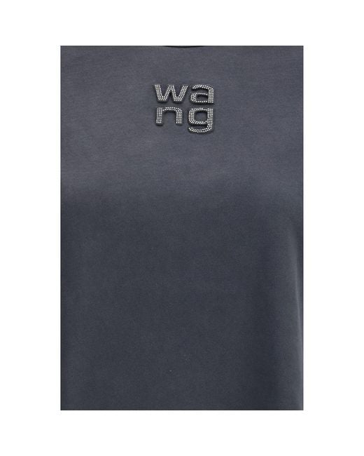 Alexander Wang Blue Black Cotton T